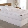 Unbranded Kathy Ireland 2-inch Down-Alternative Quilted Deep-Pocket Mattress Topper -travel pillow shop 1926051