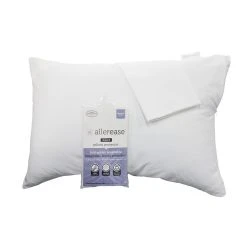 Allerease 2-pack 300 Thread Count Hot Water Washable Pillow Protector