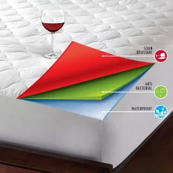 Hotel Laundry Triple Protection Waterproof Mattress Pad -travel pillow shop 2652952 ALT2