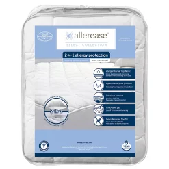 Allerease 2-in-1 Zippered Mattress Protector & Luxury Mattress Pad 7 Allerease 2-in-1 Zippered Mattress Protector & Luxury Mattress Pad -travel pillow shop 2873608 ALT2