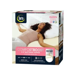 Serta® Comfort Boost 2.5-Inch Memory Foam Mattress Topper -travel pillow shop 2993757 ALT