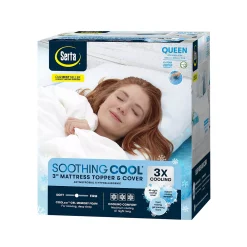 Serta® 3-inch Soothing Cool Gel Memory Foam Mattress Topper 10 Serta® 3-inch Soothing Cool Gel Memory Foam Mattress Topper -travel pillow shop 3401178 ALT2