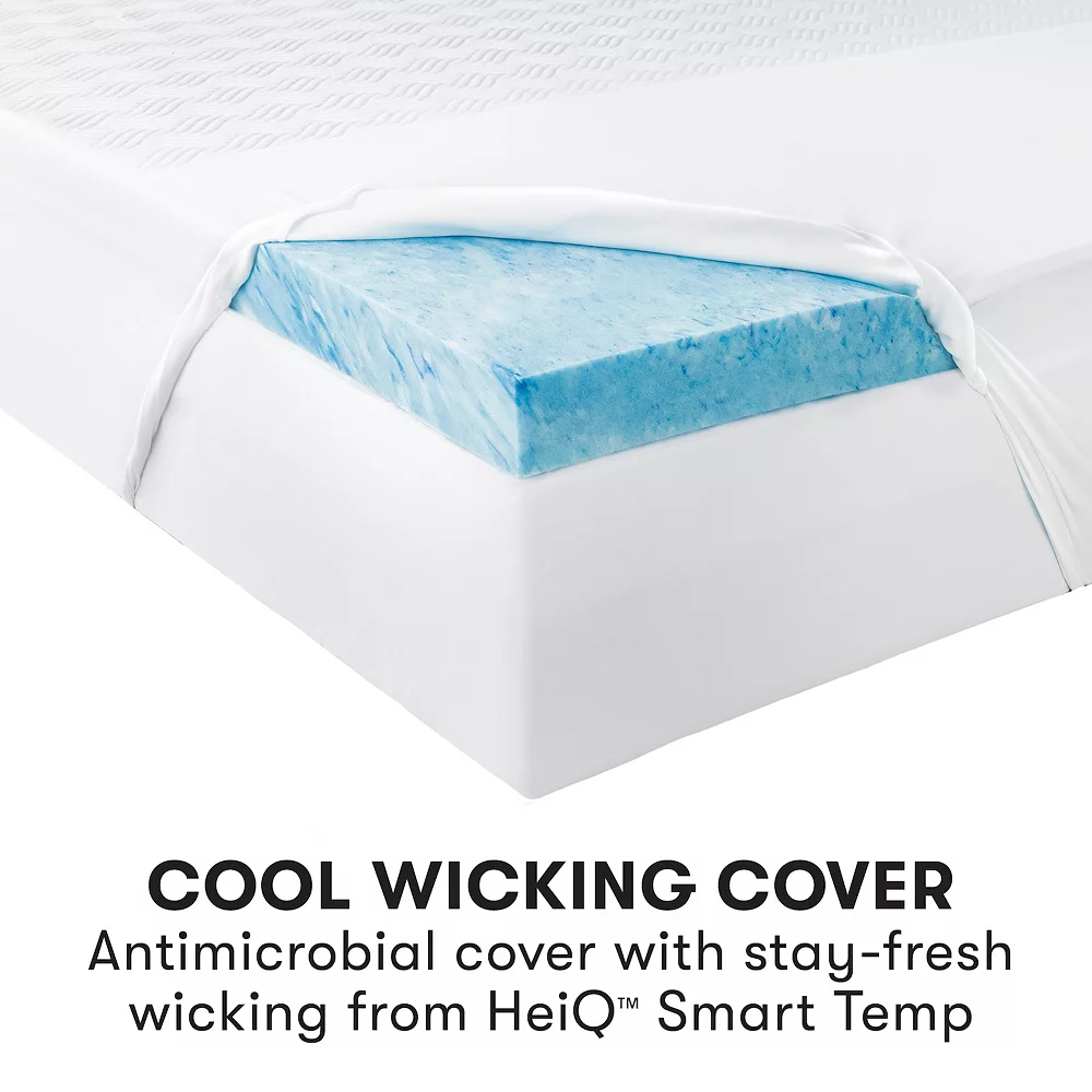 Serta® 3-inch Soothing Cool Gel Memory Foam Mattress Topper 8 Serta® 3-inch Soothing Cool Gel Memory Foam Mattress Topper - Image 6
