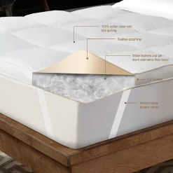 Hotel Laundry 1.5-in. Feather Bed Mattress Topper -travel pillow shop 3457206 ALT2