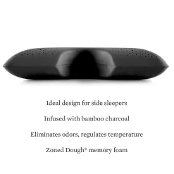 Zoned Dough® Charcoal Memory Foam Shoulder Pillow -travel pillow shop 3460558 ALT5