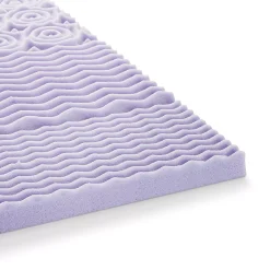 Lucid Dream Collection 2-in. Zoned Lavender Memory Foam Mattress Topper 11 Lucid Dream Collection 2-in. Zoned Lavender Memory Foam Mattress Topper -travel pillow shop 3460768 ALT3