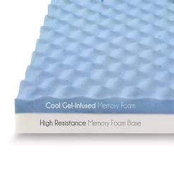 MGM Grand Hotel 3in Gel Memory Foam Mattress Topper With Cover -travel pillow shop 3476648 ALT2