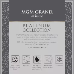MGM Grand Hotel Laundry Platinum 5-in. Goose Topper -travel pillow shop 3476664 ALT3