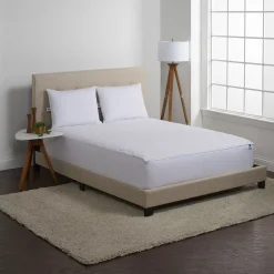 The Big One® Antimicrobial Zip 'N Wash Mattress Pad -travel pillow shop 3491498 ALT