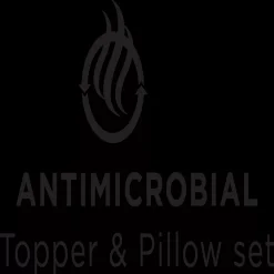 Serta® 3-Inch Antimicrobial So Clean Memory Foam Mattress Topper -travel pillow shop 3707027 ALT59