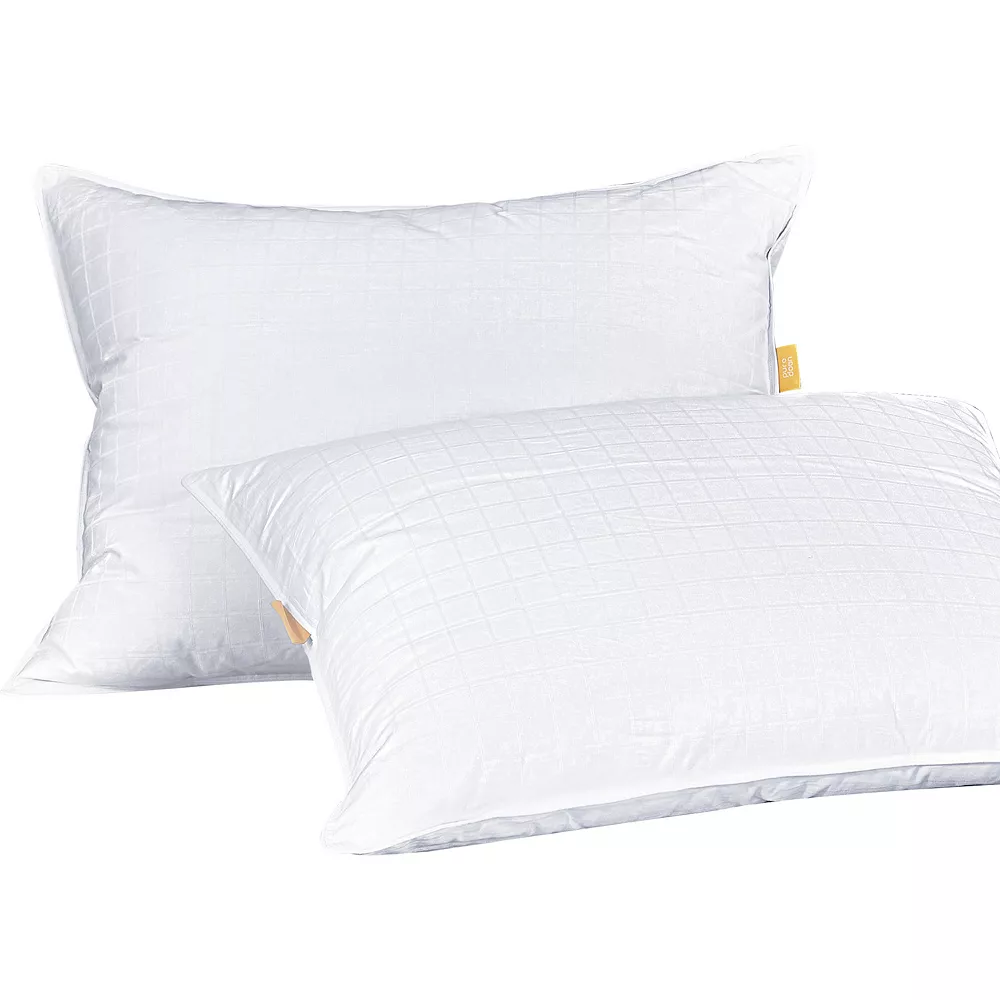 Dream On 2-pack Triple Chamber White Goose Down & Feather Pillow 4 Dream On 2-pack Triple Chamber White Goose Down & Feather Pillow - Image 2