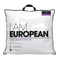 I Am Euro Square Pillow