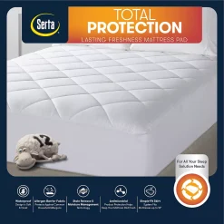 Serta® Total Protection Mattress Pad -travel pillow shop 3817014 ALT4