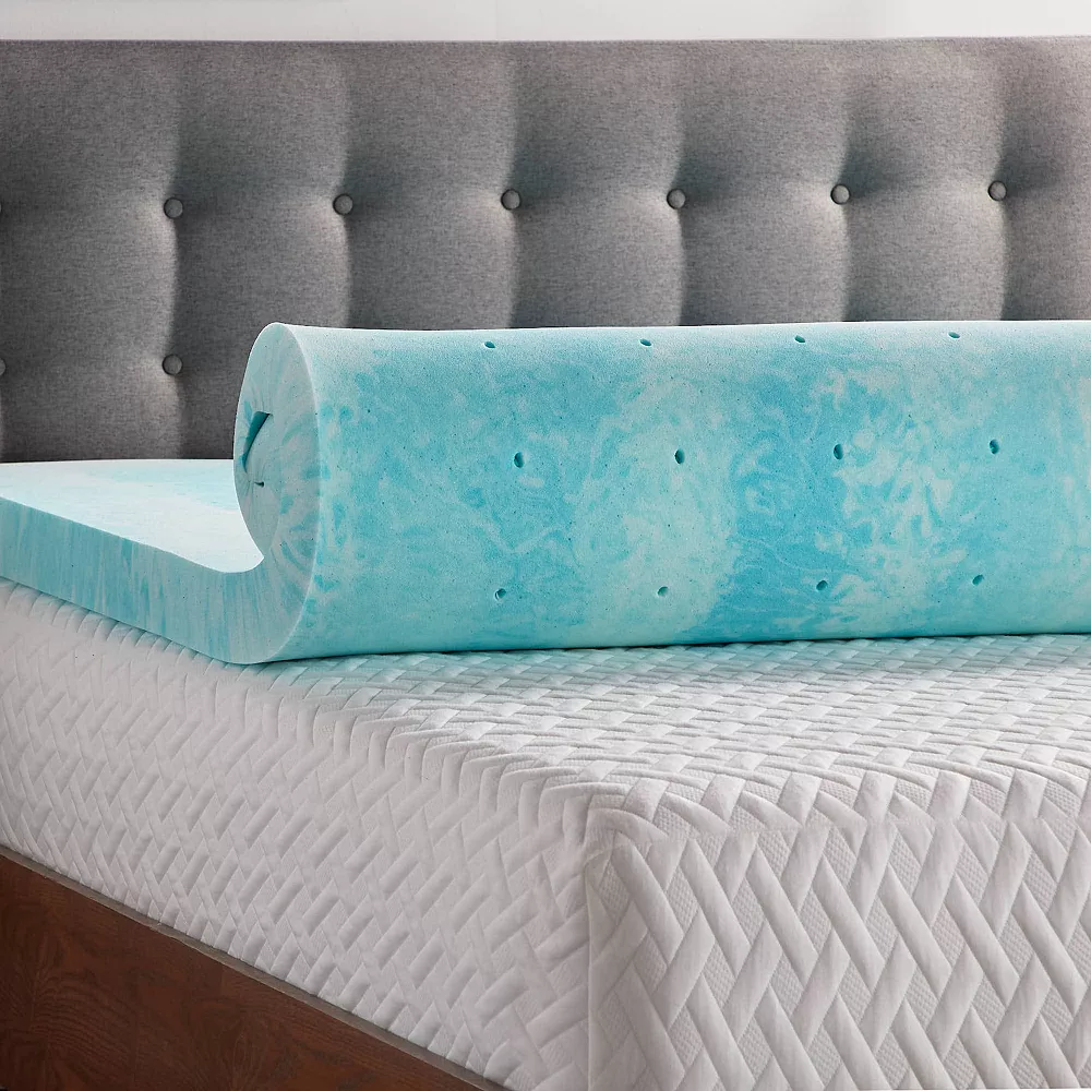 Lucid Dream Collection 3-in. Gel Swirl Memory Foam Mattress Topper 6 Lucid Dream Collection 3-in. Gel Swirl Memory Foam Mattress Topper - Image 4