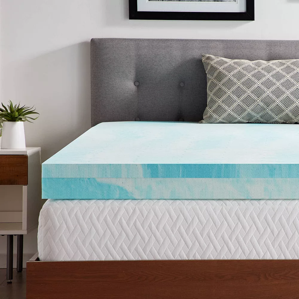 Lucid Dream Collection 3-in. Gel Swirl Memory Foam Mattress Topper 7 Lucid Dream Collection 3-in. Gel Swirl Memory Foam Mattress Topper - Image 5
