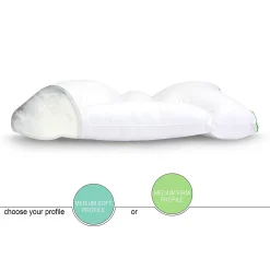 Sleep Yoga Side Sleep Dual Sleep Neck Pillow - Medium Firm -travel pillow shop 3963954 ALT5