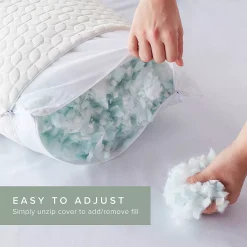 Lucid Dream 2-pack Fiber & Shredded Foam Pillow -travel pillow shop 3979000 ALT2