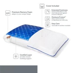 SealyChill Gel Memory Foam Pillow -travel pillow shop 3985043 ALT2