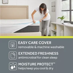 Sealy 3" Memory Foam Mattress Topper & Cover 10 Sealy 3" Memory Foam Mattress Topper & Cover -travel pillow shop 3985049 ALT3