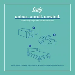 Sealy 3+1 Memory Foam Mattress Topper & Fiber-Fill 13 Sealy 3+1 Memory Foam Mattress Topper & Fiber-Fill -travel pillow shop 3985106 ALT5