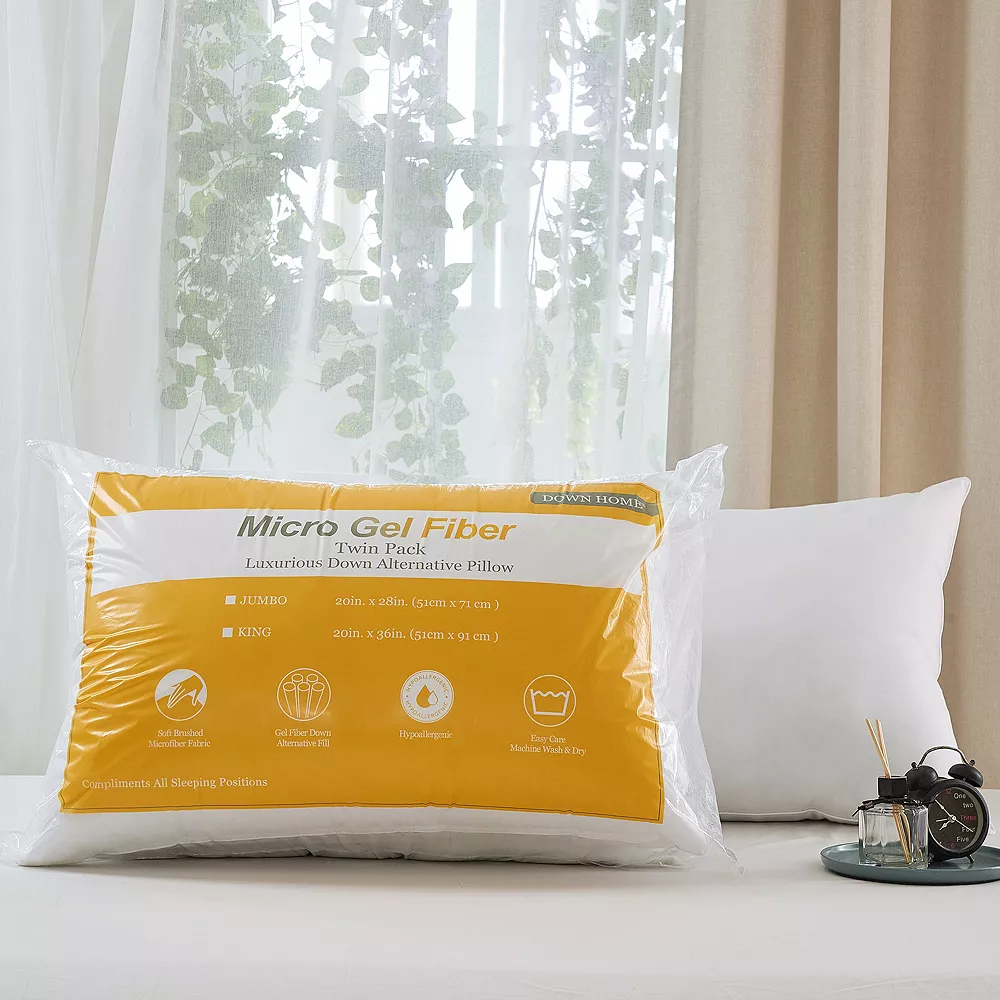 Down Home Microgel Down Alternative Pillow 4 Down Home Microgel Down Alternative Pillow - Image 2