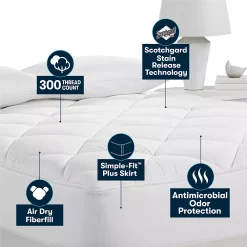 Serta® Luxury Firm Comfort Mattress Pad -travel pillow shop 4272166 ALT3