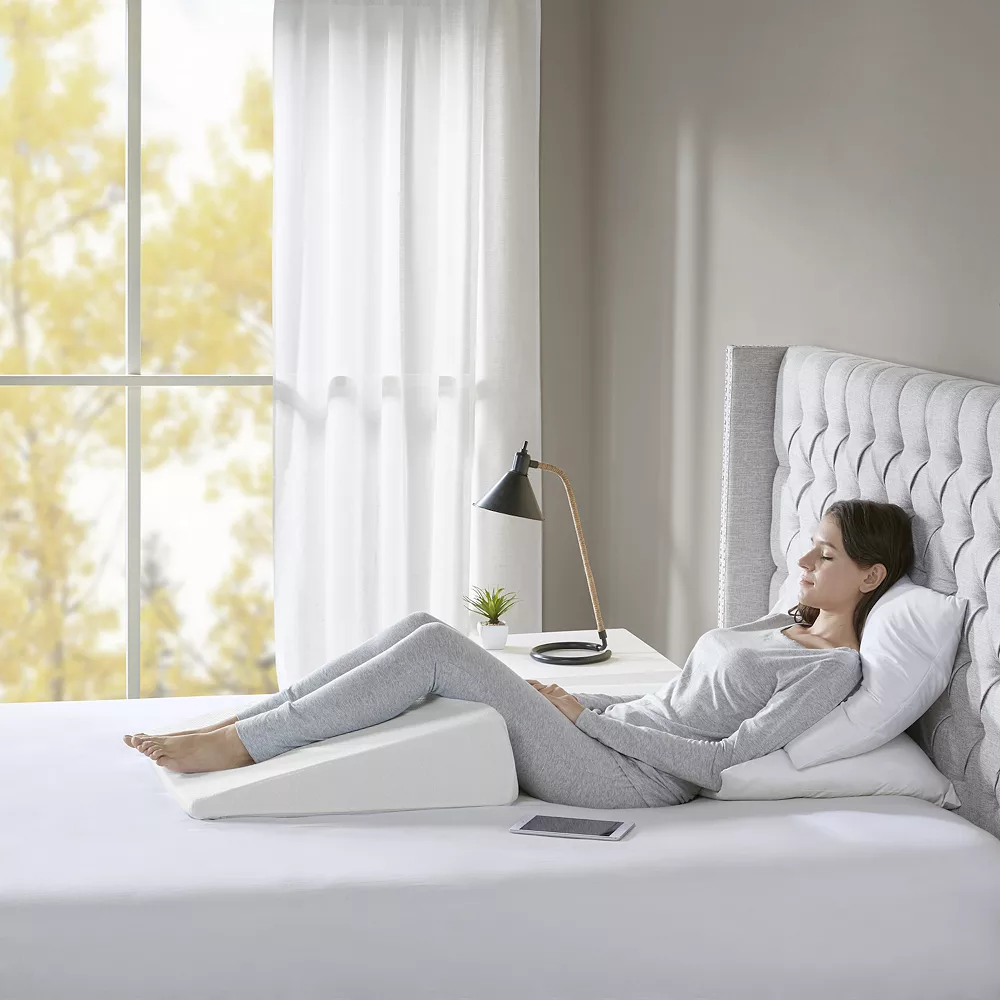 Sleep Philosophy Memory Foam Wedge Pillow 8 Sleep Philosophy Memory Foam Wedge Pillow - Image 6
