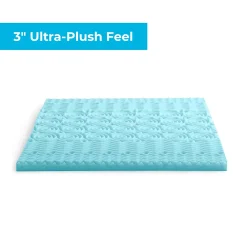 Linenspa Signature 3-in. Zoned Gel Memory Foam Topper -travel pillow shop 4590860 ALT5