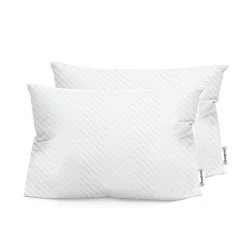 Beautyrest Quilted Comfort Antimicrobial Protection Memory Foam Cluster Pillow
