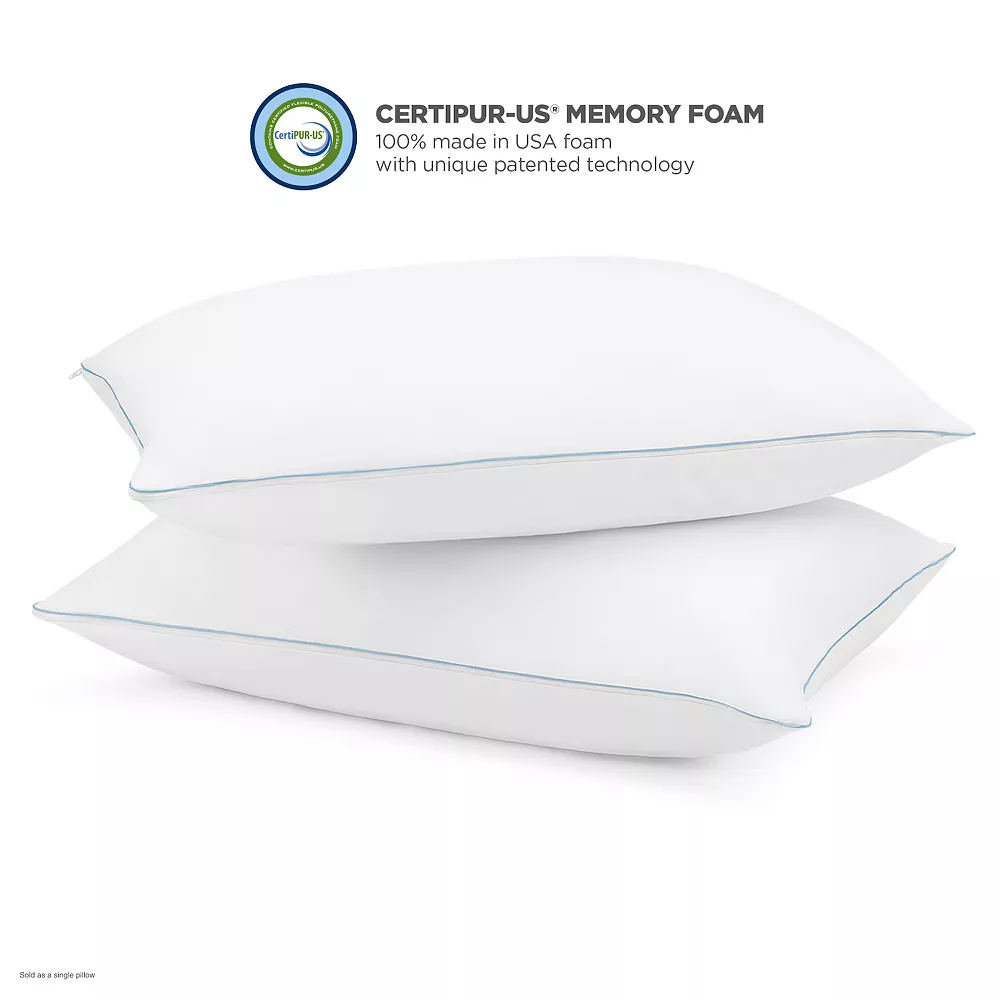 Great Sleep Twice Cool Memory Foam Core Pillow 6 Great Sleep Twice Cool Memory Foam Core Pillow - Image 4