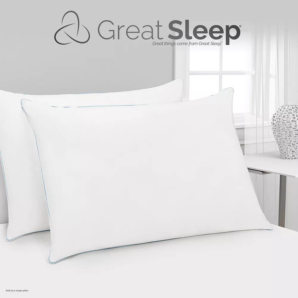 Great Sleep Twice Cool Memory Foam Core Pillow 7 Great Sleep Twice Cool Memory Foam Core Pillow - Image 5