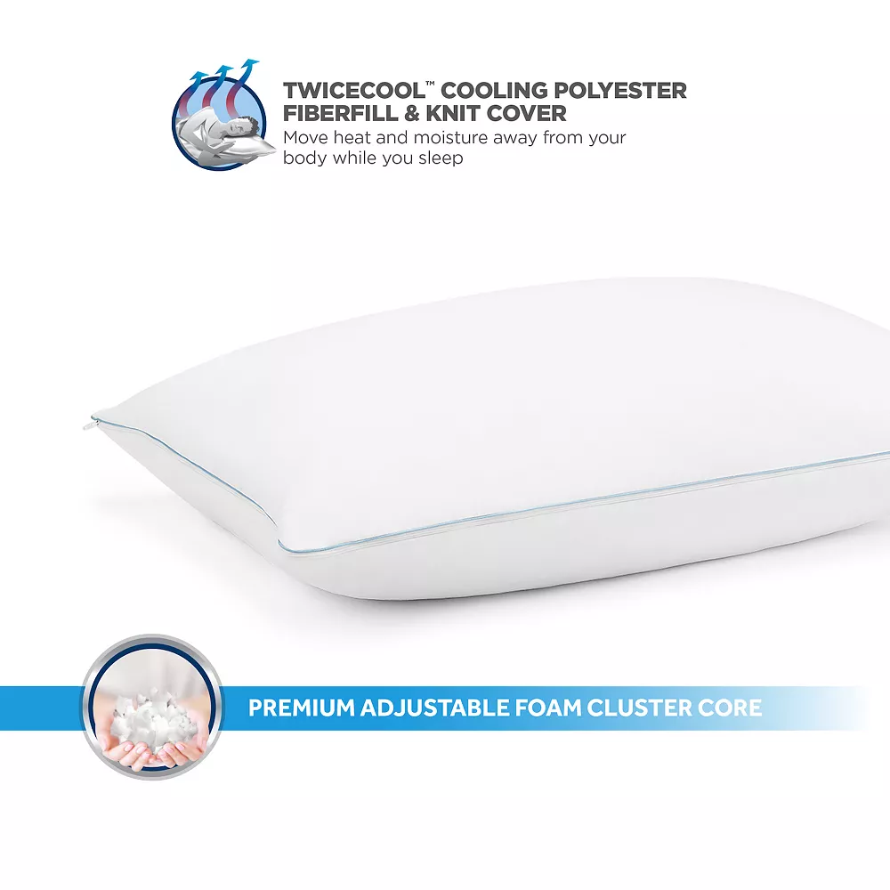 Great Sleep Twice Cool Foam Cluster Pillow 5 Great Sleep Twice Cool Foam Cluster Pillow - Image 3