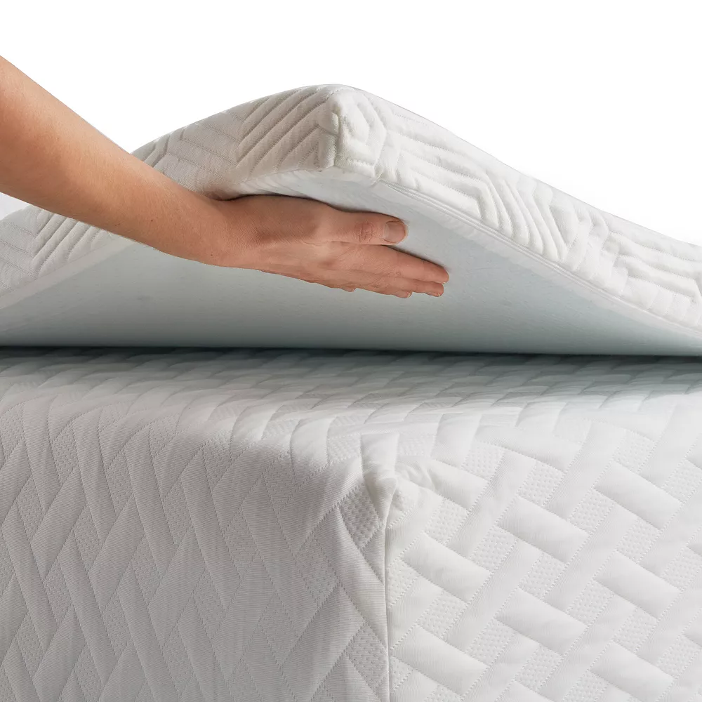 Lucid Dream Collection 3" Gel Memory Foam Topper With Breathable Cover 4 Lucid Dream Collection 3" Gel Memory Foam Topper With Breathable Cover - Image 2