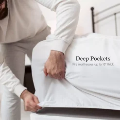 ELuxury Copper Mattress Pad -travel pillow shop 4666013 ALT4