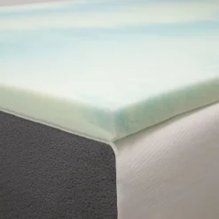 ELuxury 1.5" Blue Foam Mattress Topper