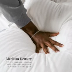 ELuxury Medium Density Pillow 2-Pack -travel pillow shop 4666020 ALT2