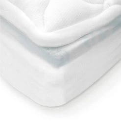 ELuxury Double Thick 2-piece Rayon From Bamboo Mattress Pad & Comfort Topper