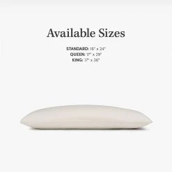 ELuxury Standard Latex Foam Pillow With Cover -travel pillow shop 4936836 ALT5