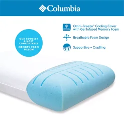Columbia Omni Freeze Cooling Memory Foam Pillow 11 Columbia Omni Freeze Cooling Memory Foam Pillow -travel pillow shop 4952342 ALT4