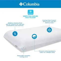 Columbia Omni Freeze Cooling Memory Foam Pillow 12 Columbia Omni Freeze Cooling Memory Foam Pillow -travel pillow shop 4952342 ALT5