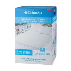 Columbia Omni Freeze Cooling 3" Memory Foam Topper 11 Columbia Omni Freeze Cooling 3" Memory Foam Topper -travel pillow shop 4952350 ALT9