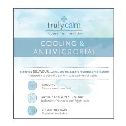 Truly Calm Silver Cool Mattress Pad -travel pillow shop 5004618 ALT2