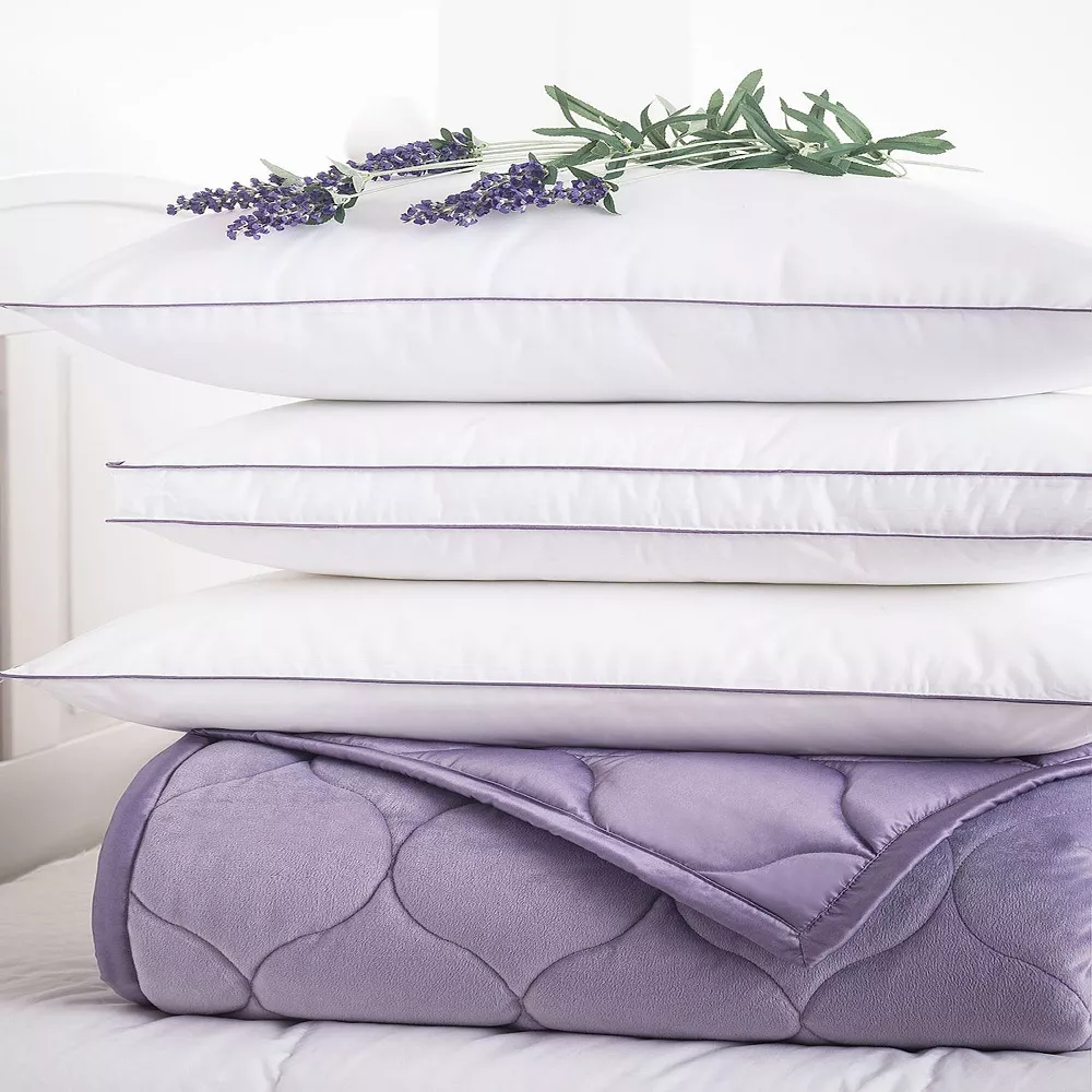 Allied Home Lavender Infused Aromatherapy Microfiber Pillow 4 Allied Home Lavender Infused Aromatherapy Microfiber Pillow - Image 2