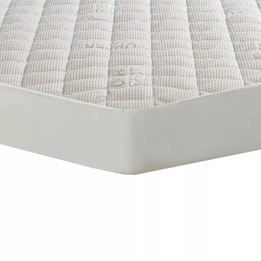 All In One All-In-One Cooling Copper Effects Antimicrobial Fitted Mattress Pad 3 All In One All-In-One Cooling Copper Effects Antimicrobial Fitted Mattress Pad