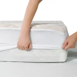 All In One All-In-One Cooling Copper Effects Antimicrobial Fitted Mattress Pad 11 All In One All-In-One Cooling Copper Effects Antimicrobial Fitted Mattress Pad -travel pillow shop 5005888 ALT3