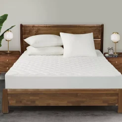 All In One All-In-One Circular Flow Breathable & Cooling Fitted Mattress Pad -travel pillow shop 5005895 ALT11