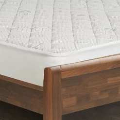 All In One All-In-One Cooling Charcoal Effects Odor Control & Cooling Fitted Mattress Pad -travel pillow shop 5005903 ALT2