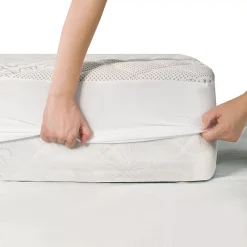 All In One All-In-One Cooling Charcoal Effects Odor Control & Cooling Fitted Mattress Pad -travel pillow shop 5005903 ALT3
