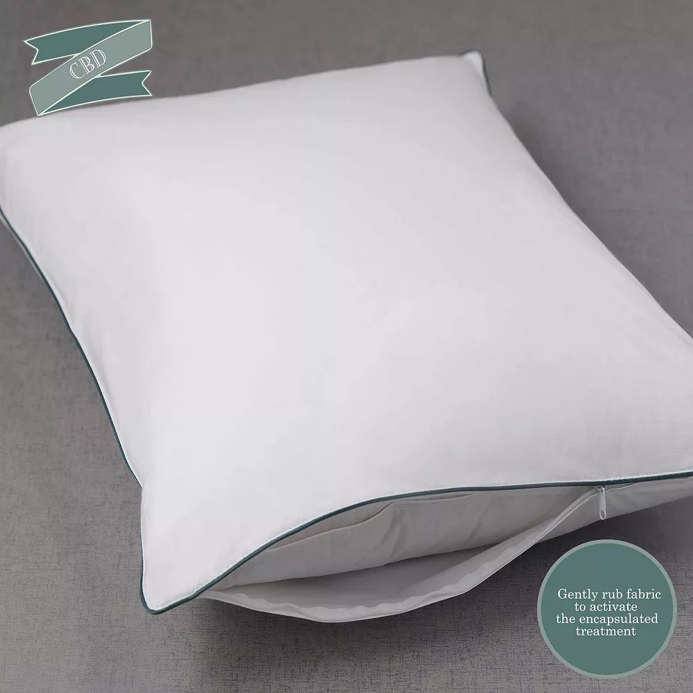 Allied Home CBD Infused Cotton Standard Pillow Protector 4 Allied Home CBD Infused Cotton Standard Pillow Protector - Image 2