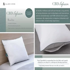 Allied Home CBD Infused Cotton Standard Pillow Protector 9 Allied Home CBD Infused Cotton Standard Pillow Protector -travel pillow shop 5062571 ALT3